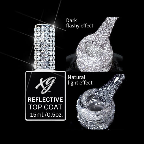 Reflective Top Coat, 15ml/0.5oz.